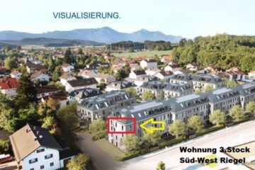 Erstbezug in hochwertiger Wohnung mit Balkon und Bergblick – Neue Einbauküche inklusive, 83278 Traunstein, Wohnung