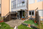 Ruhige und helle 1-Zimmer-Wohnung mit Terrasse und kleinem Garten - sonnige Terrasse