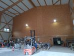 Neuwertiges Gewerbeobjekt, Büros, Lager-Produktionshalle und große Freifläche, Nähe B 304, MÜ-TS, - Halle mit Fußbodenheizung