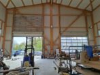 Neuwertiges Gewerbeobjekt, Büros, Lager-Produktionshalle und große Freifläche, Nähe B 304, MÜ-TS, - Halle wird gerade geräumt