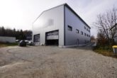 Neuwertiges Gewerbeobjekt, Büros, Lager-Produktionshalle und große Freifläche, Nähe B 304, MÜ-TS, - Betriebshof
